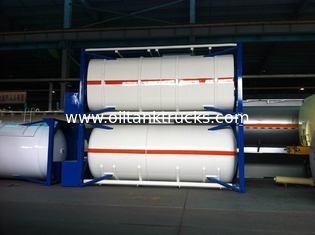ISO 30Ft , 40Ft Liquid Storage Tank Container Stainless Steel For Logistic Shipping
