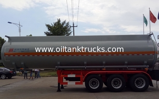 37m3 Oil Tank Truck For Anti - Corrossive Sodium Hydroxide Sulfuric Acid Nitric Acid